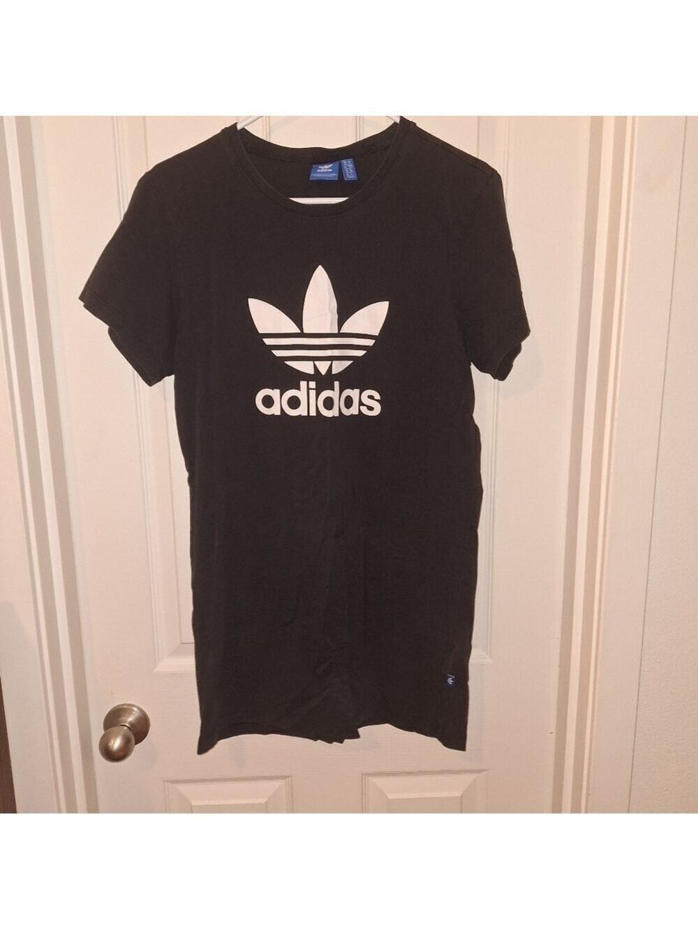 Addidas Black Graphic T Shirt Long